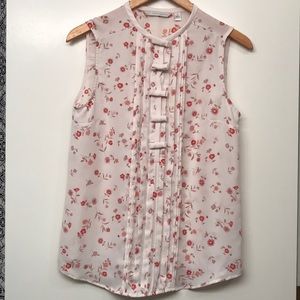 Floral Top with Bows